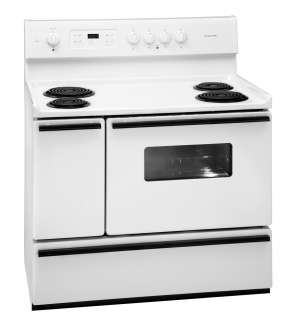   White 40 Freestanding 40 Inch Electric Range FFEF4015LW  