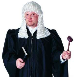 Costumes Wigs Dlx Colonial Judge Costume Wig White  