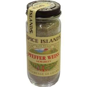 Spice Island Grnd White Pepper 2.6 OZ  Grocery & Gourmet 