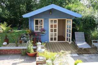 All natural wood garden storage shed, play, pool house  