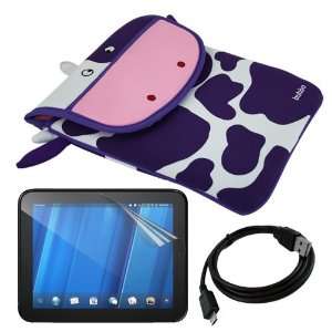  Coco the Cow Memory Foam Case(10.1 inch)+HP Touch Pad Tablet LCD 