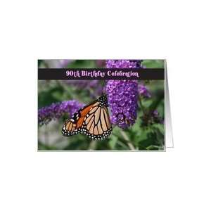 Butterfly 90th Birthday Invitations Card Toys & Games