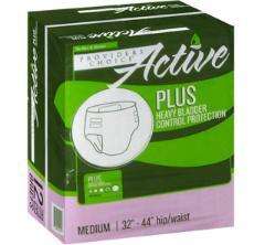 Active Plus Adult Diaper Briefs Medium 96/case  