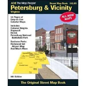 com ADC The Map People 307302 Petersburg And Vicinity Virginia Atlas 