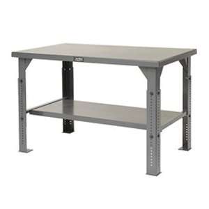    60 X 36 Steel Top Adjustable Leg Work Table