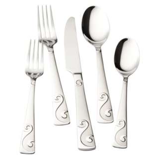 Cambridge Sand Script 20 pc. Flatware Set.Opens in a new window