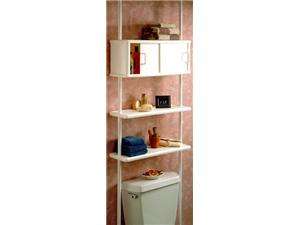    Zenith 2090W Two Tier Bathroom Space Saver Cabinet