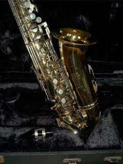 Beautiful King Alto Sax Saxophone Band EC Made In USA  