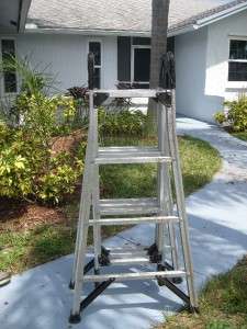 Westway Model #PAL 6165 Aluminum Ladder. Has 4 sections and 64 locking 