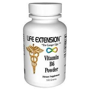  Life Extension Vitamin B6  100 grams powder Health 