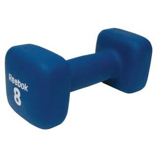 Reebok Neoprene Dumbbell   Blue (8 lbs).Opens in a new window