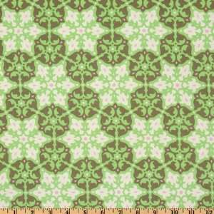Wide Amy Butler Daisy Chain Mosaic Kiwi Fabric By The Yard amy_butler 