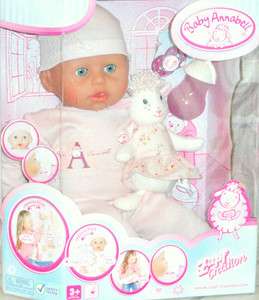 Baby Annabell Interactive Realistic Doll Cries Tears ++ 689202913174 