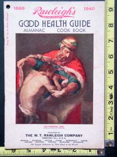 Vintage Rawleighs Good Health Almanac Cook Book 1940  