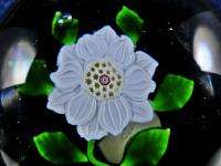 PW108) Baccarat Antique Clematis Paperweight  