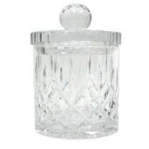 Things Polish   Block Crystal Olympic Collection Biscuit Barrel