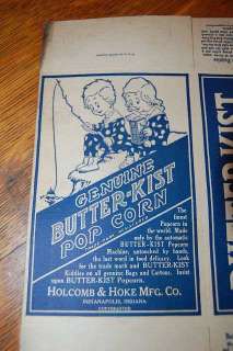   1900s Antique Advertising BUTTER KIST POPCORN Machine Box Boxes LOT