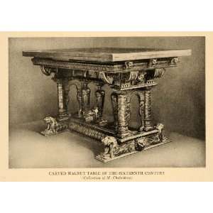   Chabrieres Antique Furniture   Original Halftone Print