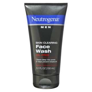NEUTROGENA Mens Skin Clearing Acne Wash 5.1 fl oz. product details 