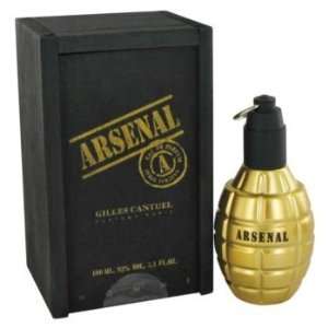  Arsenal Gold by Gilles Cantuel Eau De Parfum Spray 3.4 oz 