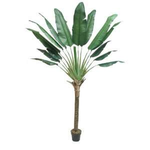  Silk Fake Traveller Palm Tree Plant with 14 Leaves / 15 Branches Home