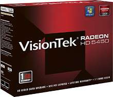 NEW   VisionTek ATI Radeon HD 5450 1GB DDR3 PCI Express 900358 