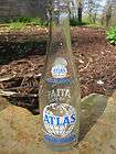 Atlas Club Soda 1960s ACL Label Soda Bottle, Detroit, Mich.