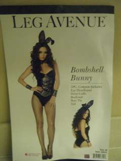   BY Leg Avenue 5Pc BOMSHELL Bunny Halloween Costume Medium/black  