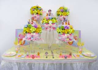 Girls Baby Shower Diaper Cake Toys/Nursery/Games/Supplies/Crib/Bag 
