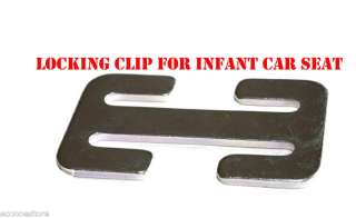Baby Infant Car Seat Carrier Security Safety Locking Metal Clip H 