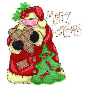 Brother/Babylock Embroidery Machine Card JUMBO SANTAS  