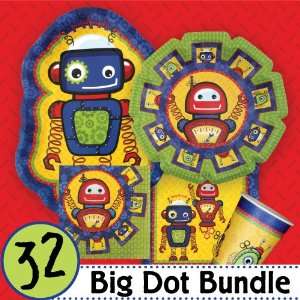  Robots   Baby Shower Tableware   32 Big Dot Bundle Toys 