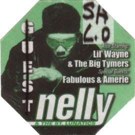 NELLY 2003 SATIN BACKSTAGE PASS Lil WAYNE  