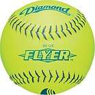 Diamond 11 Inch Leather Cover Fastpitch Softball, Polyurethane Core 