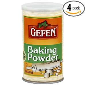 Gefen Baking Powder, Passover, 8 Ounce (Pack of 4)  