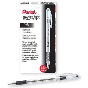  Pentel R.S.V.P. Stick Ballpoint Pen, Medium Point, 1.0 mm 