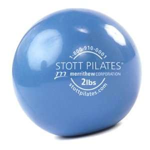  Stott Pilates Toning Ball (Blue, 10 cm, 2 Pounds) Sports 