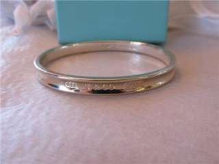 Tiffany & Co. 1837 Sterling Silver Bangle Bracelet  