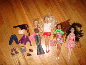 Huge Lot My Scene Mattel Barbie Dolls Clothe Accessory  