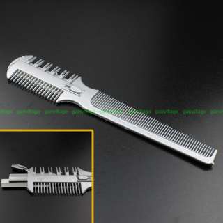 Salon Hair Razor Comb Cut Scissor Hairdressing Punk Emo +12 Blades /w 