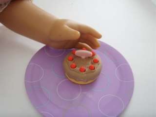  American Girl Dolls (2) MINI BIRTHDAY CAKES Play Food/Erasers  