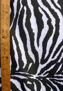 BLACK + WHITE ZEBRA STRIPES AFRICA WILD ANIMAL BLEND SEW CRAFT 60 