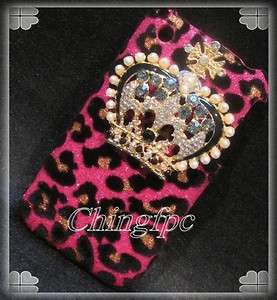 Sweet Bling Crystal Rhinestone Leopard Case Cover for iPhone 3G 3Gs 