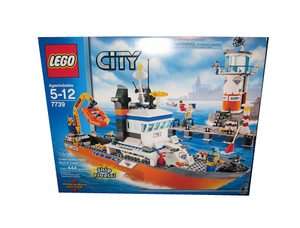 Lego City Coast Guard Patrol Boat Tower 7739  