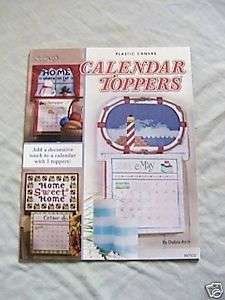 Plastic Canvas Calendar Toppers Pattern Book  