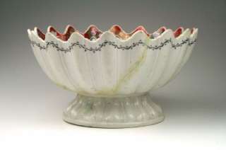   Chinese Qing Famille Rose Monteith Export Porcelain Punch Bowl  