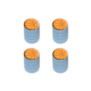  Basketball   NBA Tire Rim Valve Stem Caps   Light Blue 