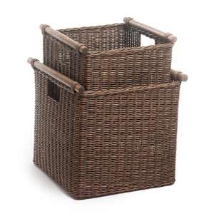  The Basket Lady Pole Handle Storage Cube