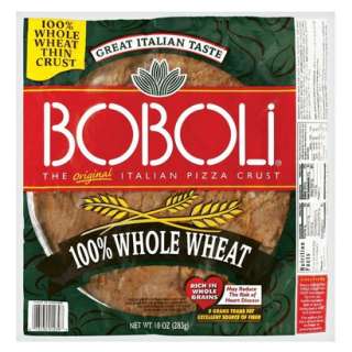 Boboli 100% Whole Wheat Pizza Crust 10 OzOpens in a new window
