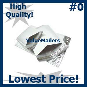 Size 0 6.5x10 Poly Bubble Mailer   CD DVD ( 500 QTY )  